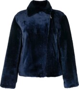 Fur Off-Centre Zip Jacket 