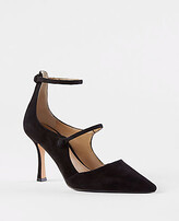 Thumbnail for your product : Ann Taylor Mary Jane Suede Pumps