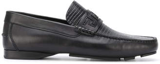 Versace Greca vamp loafers