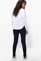 Thumbnail for your product : boohoo Turn Up Pocket Back Jeggings
