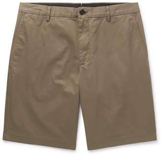Burberry Cotton-Twill Shorts - Men - Green