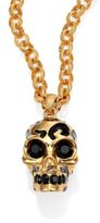 Thumbnail for your product : Alexander McQueen Leopard Skull Pendant Necklace
