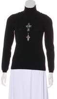 Thumbnail for your product : Blumarine Embellished Wool Sweater