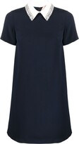 Thumbnail for your product : No.21 Crystal-Embellished Short-Sleeve Minidress