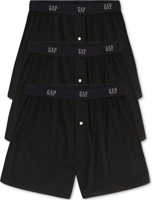 Gap Men's 3-Pk. Cotton Woven Slim-Fit Boxers - ShopStyle