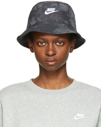 Nike Black Sportswear Tie-Dye Bucket Hat - ShopStyle