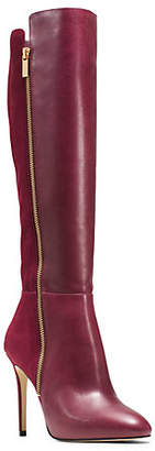Michael Kors Clara Leather And Suede Boot
