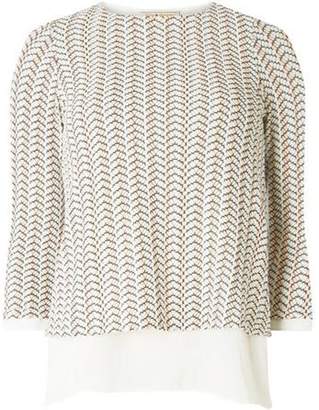 Dorothy Perkins Womens **Billie & Blossom Multi Coloured Long Sleeve 2-In-1 Top