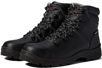 chunky heel work boots