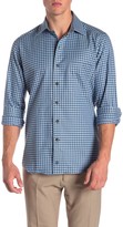 Thumbnail for your product : David Donahue Spread Collar Casual Fit Button Down Shirt