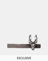 Thumbnail for your product : Simon Carter Stag Tie Bar Exclusive To ASOS
