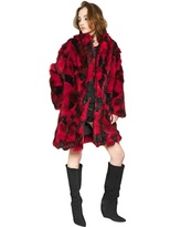 Thumbnail for your product : Jay Ahr Geometrical Faux Fur Coat
