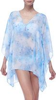 Thumbnail for your product : Luxe by Lisa Vogel Sheer Print Tunic Coverup