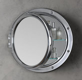 Thumbnail for your product : Restoration Hardware Royal Naval Porthole Mirrored Medicine Cabinet