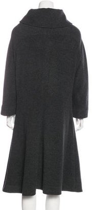 Yohji Yamamoto Wool & Cashmere-Blend Coat