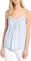 Thumbnail for your product : 1 STATE Lace Trim Pintuck Camisole