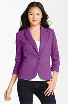 Thumbnail for your product : Olivia Moon Ruched Sleeve Jacket