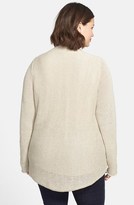 Thumbnail for your product : Eileen Fisher V-Neck Cardigan (Plus Size)