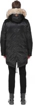 Thumbnail for your product : Mackage Moritz-Sa Satin Parka With Fur Lined Hood In Black