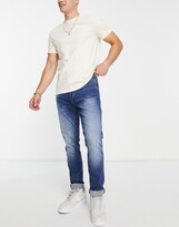 Thumbnail for your product : G Star G-Star D-Staq 5 pocket slim jeans in mid blue