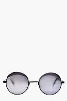 Thumbnail for your product : boohoo Layla Visor Frame Round fashion glasses