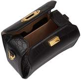 Thumbnail for your product : Alexander McQueen Nano Croc Embossed Box Bag