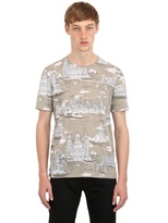 Thumbnail for your product : Burberry London Printed Cotton T-Shirt
