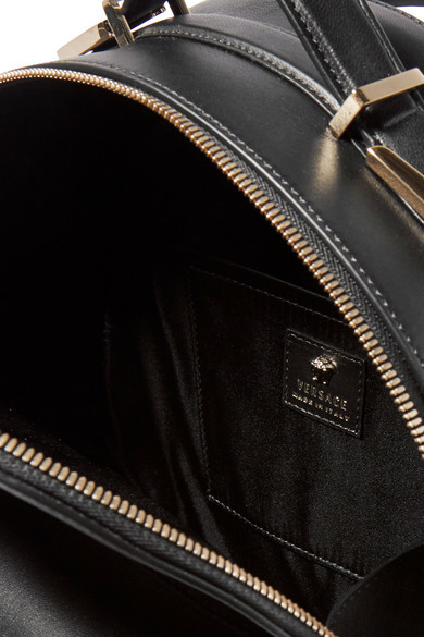 Versace Palazzo Medium Leather Backpack - Black - ShopStyle