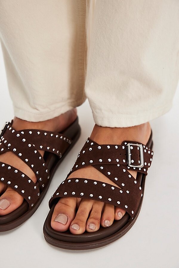 Seychelles Minnie Stud Footbed Sandals