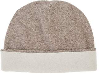 Barneys New York WOMEN'S DOUBLE-FACED CASHMERE HAT-BEIGE, TAN