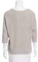 Thumbnail for your product : L'Agence Bateau Neck Open Knit Sweater