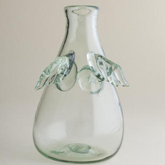 Recycled Glass Female Form Winged Decanter