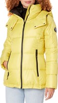 Thumbnail for your product : Kenneth Cole Women's Zip Down Puffer with Button Hood