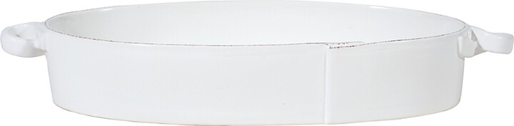 Vietri Lastra Handled Oval Baker