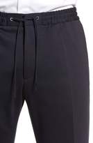 Thumbnail for your product : BOSS Banks Flat Front Trim Fit Wool Blend Trousers
