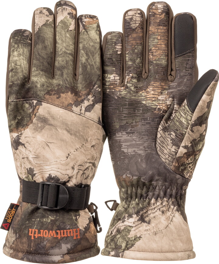 Huntworth Men’s Intrepid Heat Boost, Windproof Hunting Glove, Mossy Oak Terra Gila, Size m/l