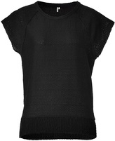 Thumbnail for your product : IRO Black Cotton Top Gr. L