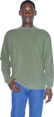 American Apparel Men's Heavy Jersey Long Sleeve Box T-Shirt