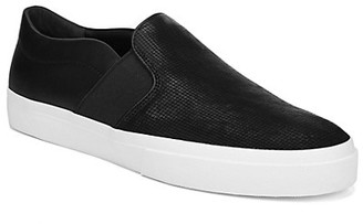 black vince slip ons