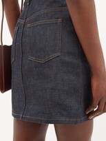 Thumbnail for your product : A.P.C. Jupe Standard Raw-denim Mini Skirt - Indigo
