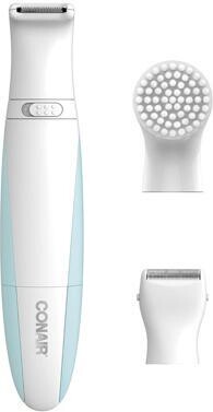 Fahint Conair Ladies All-In-One Personal Groomer, Trimmer, Foil Shaver for Women and Exfoliating Brush