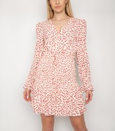 Thumbnail for your product : New Look Gini London Heart Print Tiered Dress