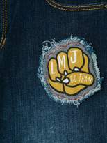 Thumbnail for your product : Little Marc Jacobs patch detailed jeans