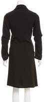 Thumbnail for your product : Ann Demeulemeester Long Sleeve Collared Dress
