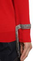 Thumbnail for your product : Nina Ricci Wool Knit Sweater W/ Crystal Details