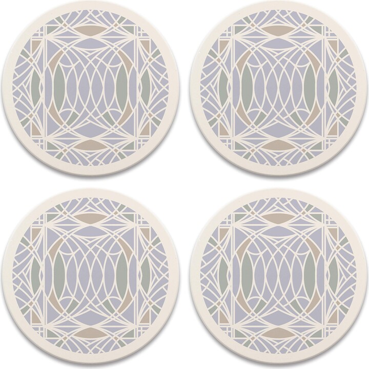 CoasterStone Frank Lloyd Wright Blossom Set of 4 Coasters