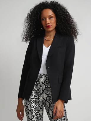 New York & Co. NY&Co Women's Long Sleeve Single-Button Blazer