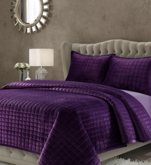 Up To 71 Off On Velvet Comforter Set 4 Piece Groupon Goods