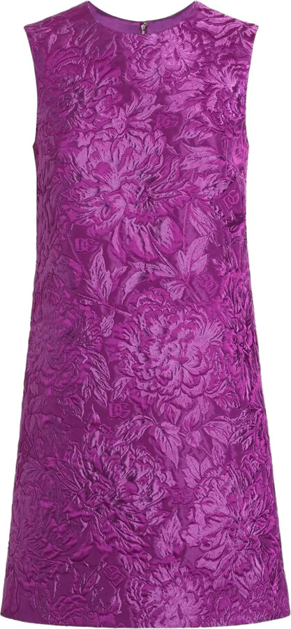 Dolce & Gabbana Brocade-Effect Mini Dress