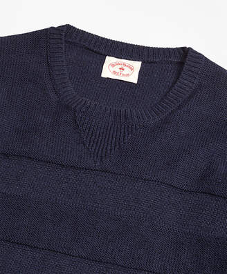 Brooks Brothers Ribbed Textured Crewneck Sweater